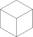 Curve-stitch Isometric Cube