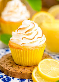 Image result for lemon cupcake