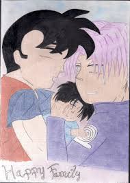 Dragon Ball - Trunks x Gohan - Happy Family by ~Euridice16 on ... - dragon_ball___trunks_x_gohan___happy_family_by_euridice16-d54texs