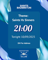Image result for Saints Badminton Club