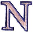 Greek Embroidery Designs  En gn  Greek Puff Letter N