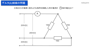 Image result for 3相3線 デルタ