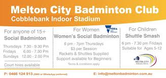 Image result for Melton Og Badminton Club