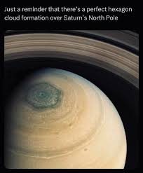 Image result for saturn north pole hexagon