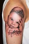 baby portrait tattoos