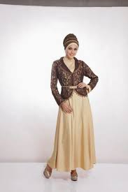 10 Gambar Contoh Model Baju Muslim Brokat Terbaru
