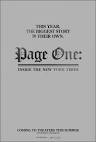 Page One: A Year Inside the New York Times Movie Poster - Internet ...