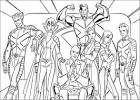 X Men coloring page