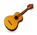 Acoustic Guitar Drawing