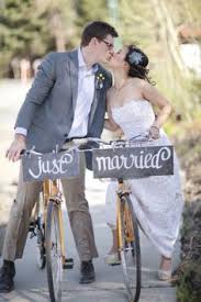 Image result for bicycle wedding