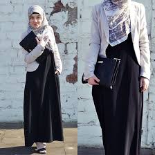 Blazer Styling Ideas with Abaya Outfits � Girls Hijab Style ...