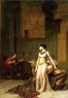 Art Reproduction of Gerome- Caesar and Cleopatra