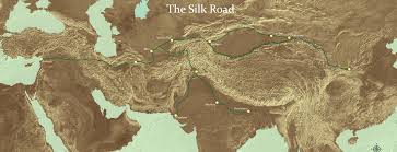 Image result for silk road map