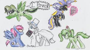 112480 - artist:zebramindcandy, count bleck, dark prognosticus ... - 112480__safe_ponified_wingboner_super-paper-mario_count-bleck_dimentio_mimi_diary_nastasia_dark-prognosticus_mr-period--l_artist-zebramindcandy