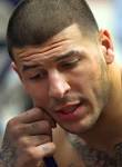 tight end Aaron Hernandez