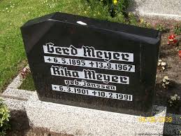 Grab von Rika Meyer (geb. Janssen) (06.03.1901-10.02.1991 ... - fb032