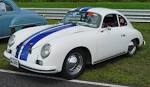Porsche 356 - White &amp; Blue - Side Angle