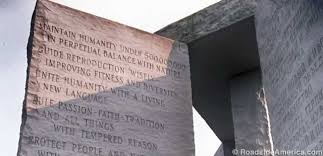 Image result for georgia guidestones