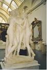 Marble sculpture by Canova in London's major museum for fine and applied art - via Daymix