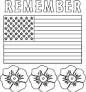 Veterans Day coloring page