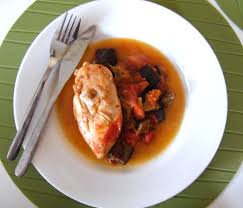 For the Love of Claire – Chicken with Aubergines, Tomatoes and Garlic. Chicken with aubergines, tomatoes and garlic. It\u0026#39;s a miserable day here in Dublin and ... - aubergine_chicken