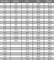 Official Vans size chart. Vans sizing Men Women Young ...