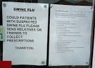 Swine Flu Notice, Alliance Pharmacy, George Street - via Daymix