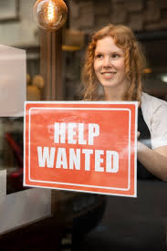 Image result for help wanted sign window