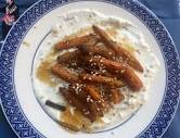 Burnt carrots with labneh – Greasy Little Birds