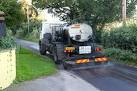 of hot bitumen emulsion. - via Daymix