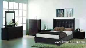 set tempat tidur minimalis headboard jog kulit - Furniture Kamar ...