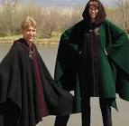 Single Layer Wool Capes - Wool rain capes outerwear by Half Moon