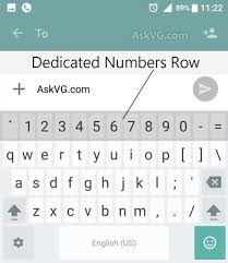 Image result for android keyboard number row