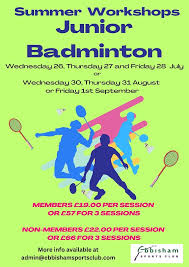 Image result for Ebbisham Junior Badminton Club
