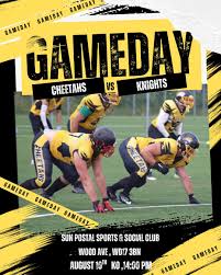 Image result for Chiltern Cheetahs American Football Club