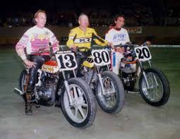 John Ginnai second, and Rick Hocking third. A great night for flat track fans! Thank you, Ray Abrams and Rod Lake - P9CP18R5LegThop