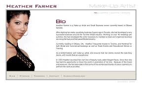 Heather Farmer - Make-up Artist Bio. - m_bio