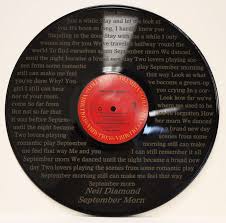 Diamond vinyl record
