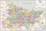Bihar Travel Map, Bihar State Map with districts, cities, towns ...
