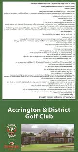 Image result for Accrington & District Golf Club