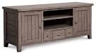 Coastal Solid Wood TV Media Console - beach style - media storage ...