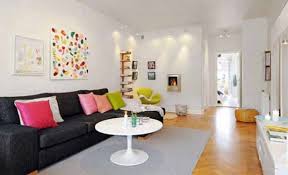 Desain Ruang Tamu Minimalis Modern Warna-Warni Yang Ceria - Desain ...