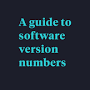 Software version number format from praxent.com