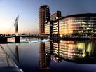 Media City Footbridge and BBC - via Daymix