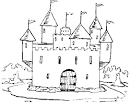 Medieval coloring page