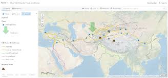 Image result for silk road map