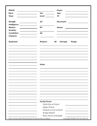 Image result for rpg character sheet