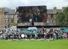 Edinburgh City Police Pipe Band, Holyrood Park. One of the pipe bands that - via Daymix