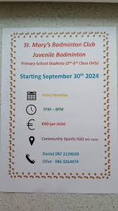 Image result for Sport St Mary's Badminton Club