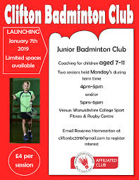 Image result for Clifton Badminton Club